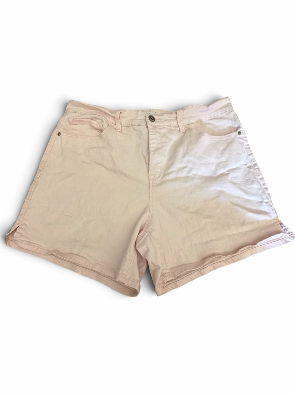 Women's Light Pink Denim Shorts